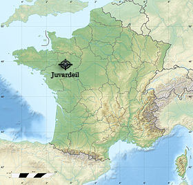 Voir la carte topographique de France
