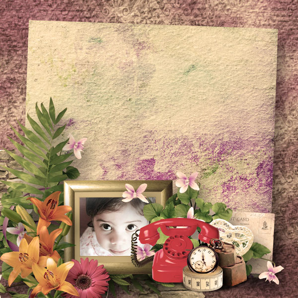 some years ago simplette scrap design vintage page simplette rak rocknraul