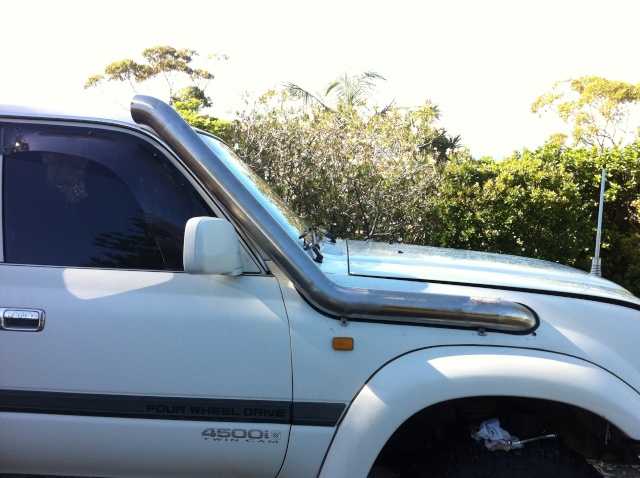 diy toyota snorkel #1