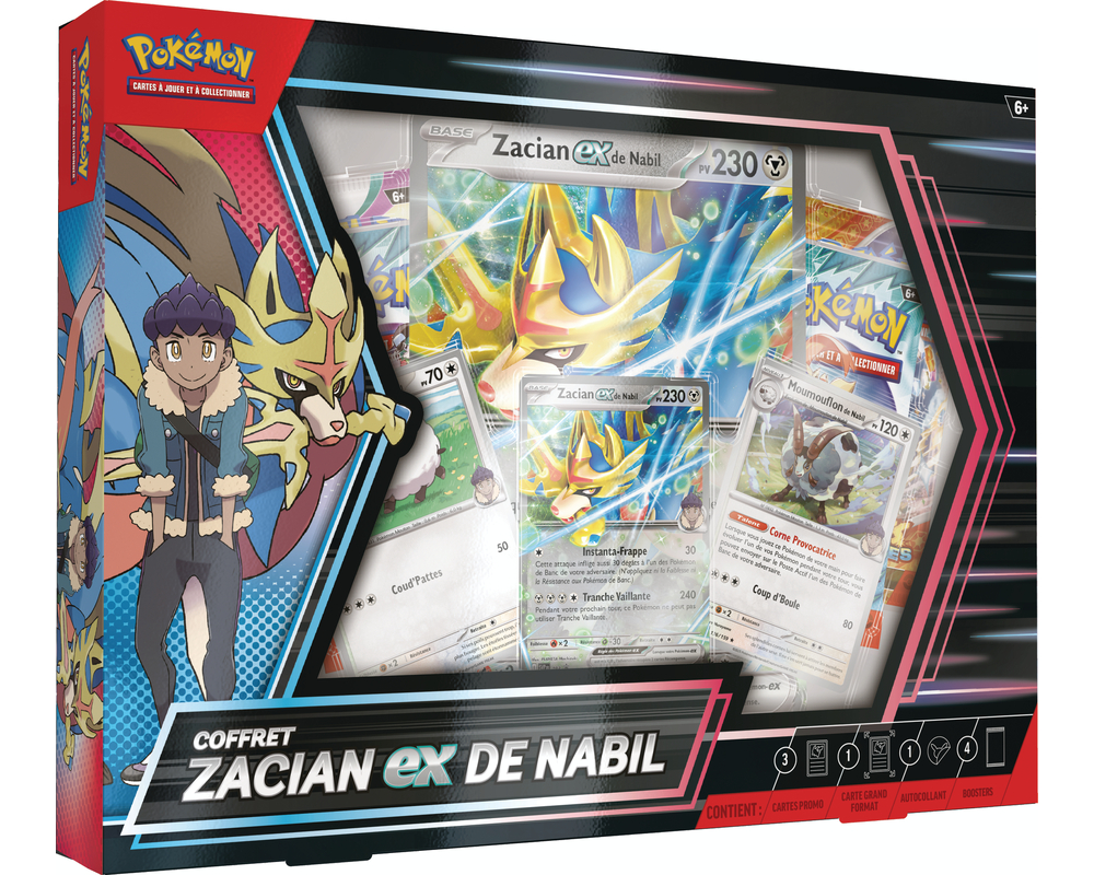 Coffret Pokémon Zacian de Nabil